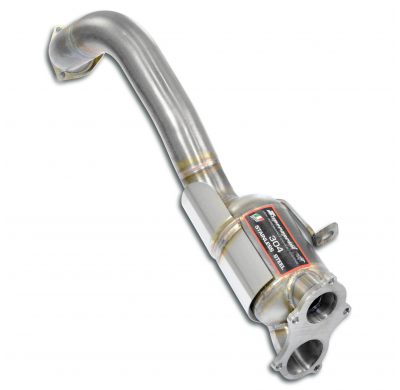 Catalizador metálico delantero izquierdo (elimina el filtro de partículas de gasolina) Sistema "Performance" 100% de acero inoxi