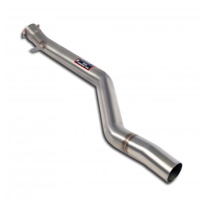Tubo delantero Sistema de escape trasero "Cat.-back" de acero inoxidable 100%, con 4 salidas derecha e izquierda, para difusor M