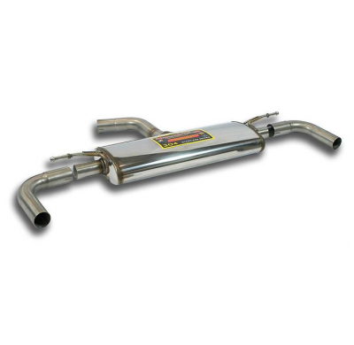 Silencioso trasero Derecho-Izquierdo Sistema 100% de acero inoxidable - Sobredimensionado Ø80 mm - Ø70 mm VW GOLF VIII GTI 2.0