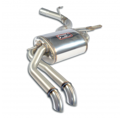 Rear exhaust "Stealth"(For OEM diffuser) Sistema 100% Inox Oversize Ø76mm - Ø70mm SKODA KAROQ 4x4 2.0 TFSi (190 CV) 2019 -> Rea