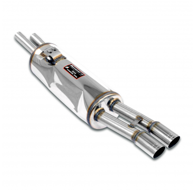 Rear exhaust OO60 Sistema de escape deportivo, sobredimensionado 2 x Ø50 mm - Para parachoques trasero M-Technik / parachoques t