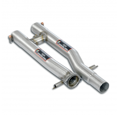 Front pipes Kit Right + Left(Replaces catalytic) Kit de bajantes derecha e izquierda, 100% acero inoxidable, sobredimensionado 2