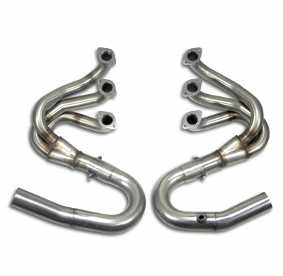 Colectores 100% Acero Inox Sistema "Racing" 100% acero inoxidable 2 x Ø63,5 mm - Solo kit completo PORSCHE 993 Carrera RS (Coupè