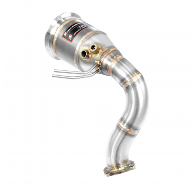 Downpipe derecho con catalizador metalico Kit de tubo de bajada 100% acero inoxidable PORSCHE 536 CAYENNE S SUV 2.9L V6 (440 CV