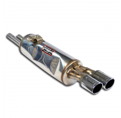 silencioso trasero  OO80 Sistema de escape deportivo 100% acero inoxidable - 2 x Ø50 mm. Solo kit completo. BMW E24 M 635CSi Kat