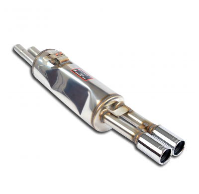 Escape trasero OO70 Sistema "Cat.-back" 100% acero inoxidable - 2 x Ø50mm. Solo kit completo. BMW E24 M 635CSi Kat (S38 Engine -