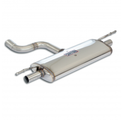 Rear exhaust    Sistema de escape "Cat.-back" 100% de acero inoxidable (para difusor "Golf VIII GTI") - El parachoques trasero d