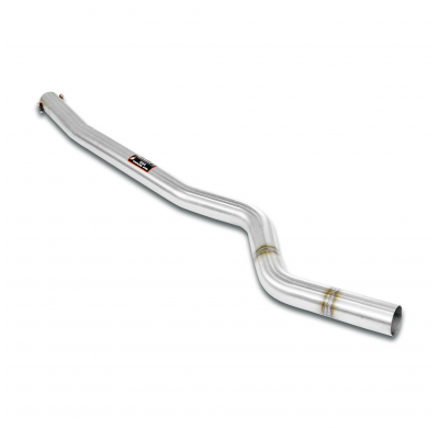 Tubo central Sistema de escape completo "Cat.-back" 100% de acero inoxidable para el silenciador trasero estándar - Solo kit com