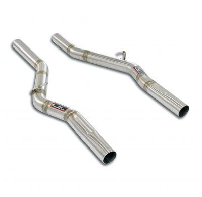 Connecting pipes kit Right - Left  Sistema de escape "Cat-back Touring" 100% de acero inoxidable, 4 salidas, con válvulas - Solo
