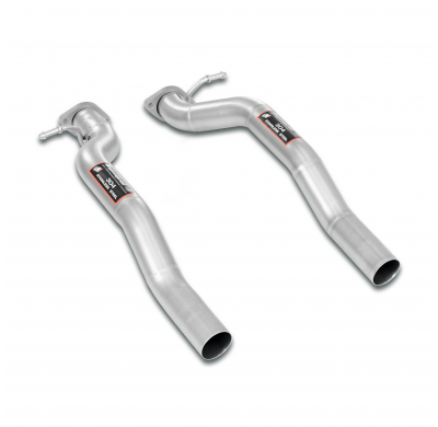 Tubo intermedio Derecha - Izquierda Kit de escape trasero (para escape central OEM) - Solo kit completo Maserati 3200 GT "Assett