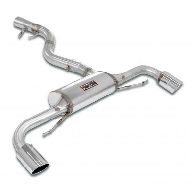 Silencioso trasero Derecho-Izquierdo "Racing"   Kit de silenciador trasero para la sección central de serie BMW G23 Cabrio 420i