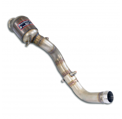 Downpipe Right + convertidor precatalítico metálico Elimina el catalizador secundario + GPF (RHD - LHD) Acero inoxidable 100%, t