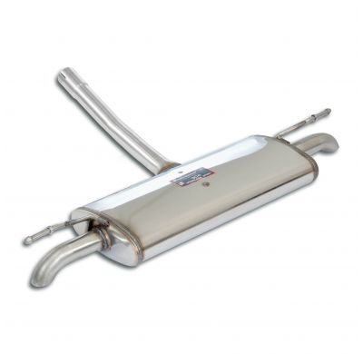 Rear exhaust Sistema de escape "Cat.-back" 100% de acero inoxidable, salida "Stealth" derecha e izquierda (sistema para el parac