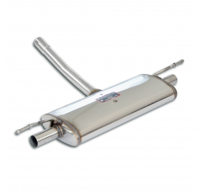 Rear exhaust Difusor trasero "Cat.-back" 100% acero inoxidable, salida derecha e izquierda - Para Tiguan R - Kit completo solame