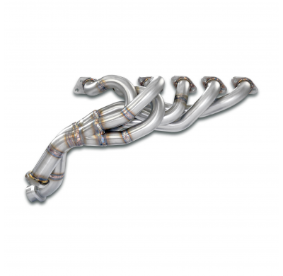 Colectores Sistema 100% de acero inoxidable, 2 x Ø54 mm - Kit completo únicamente (solo para vehículos con volante a la izquierd
