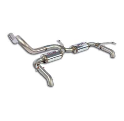 Escape trasero "Sport" Escape trasero "Stealth" 100% de acero inoxidable - Para parachoques trasero OEM - Para los modelos con e