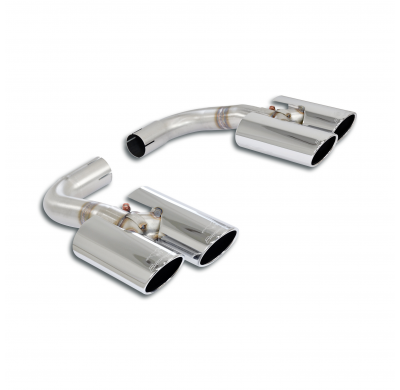 4 Endpipe kit Right - Left 100x75 Sistema de escape trasero "Cat.-back" 100% acero inoxidable, salida derecha e izquierda. El pa