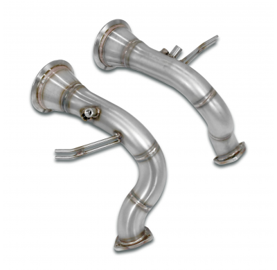 Kit de tubo de escape derecho e izquierdo (sustituye al convertidor catalítico) Downpipe kit 100% Stainless steel - (Deletes GPF