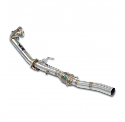 Turbo downpipe kit with Metallic catalytic(Deletes GPF) Sistema "Racing" 100% acero inoxidable, sobredimensionado Ø80 mm, para l
