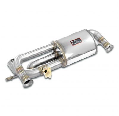 Rear exhaust "Sport" right - left con válvula Sistema 100% de acero inoxidable - Para colectores de escape originales + cataliza