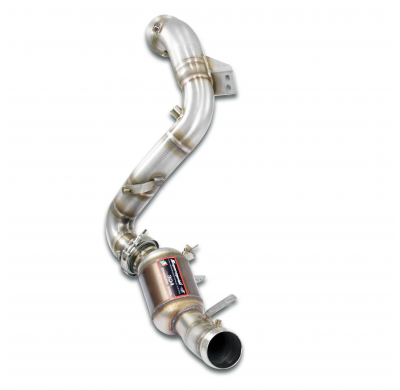 Downpipe Left + Metallic Catalytic 100CPSI WRCElimina el catalizador primario + GPF Sistema 100% de acero inoxidable 2 x Ø70 mm