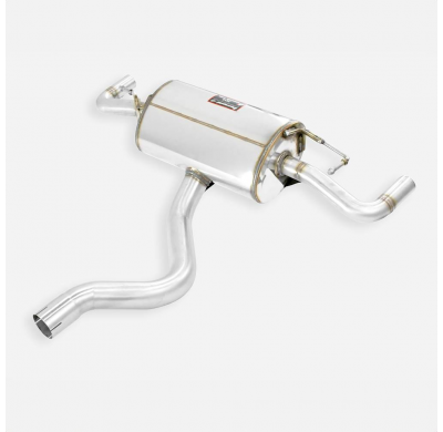 Silencioso trasero Derecho-Izquierdo "Sport" Sistema 100% de acero inoxidable "Cat.-Back / GPF-Back", sobredimensionado Ø70mm -