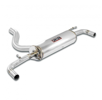 Silencioso trasero Derecho-Izquierdo "Sport" Sistema 100% de acero inoxidable "Cat.-Back / GPF-Back", sobredimensionado Ø70mm -