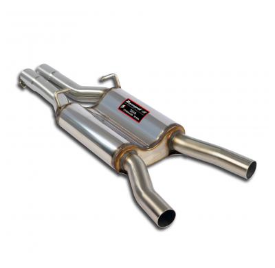 Silencioso central Sistema "Cat.-back" 100% de acero inoxidable - Kit completo solamente AUDI A4 QUATTRO CABRIO 3.2i V6 FSi (255