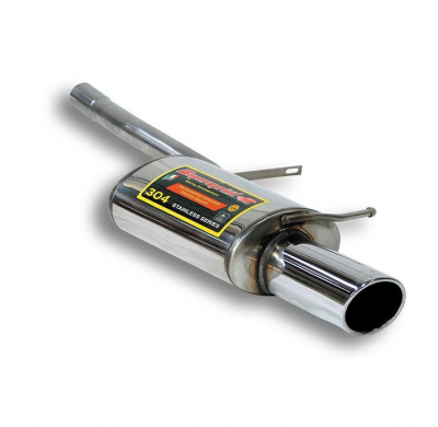 Silencioso trasero izquierdo O 100 Sistema "Cat.-back" 100% de acero inoxidable - Kit completo solamente AUDI A4 QUATTRO CABRIO
