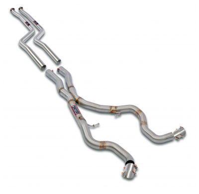 Race package for Stock rear muffler Performance Package BMW E91 Touring 335i Bi-Turbo (306 CV Motor  N54 ) 2006 -> 2008 Race pac