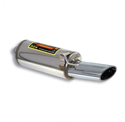 Escape trasero izquierdo 145x95 Sistema de escape "Cat.-back" 100% de acero inoxidable, 2 x Ø60 mm - Kit de silenciador trasero