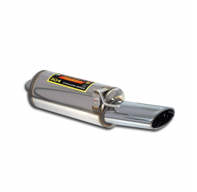 Rear exhaust Left 145 x 95  Sistema de escape "Cat.-back" 100% de acero inoxidable, 2 x Ø60 mm - Kit de silenciador trasero para