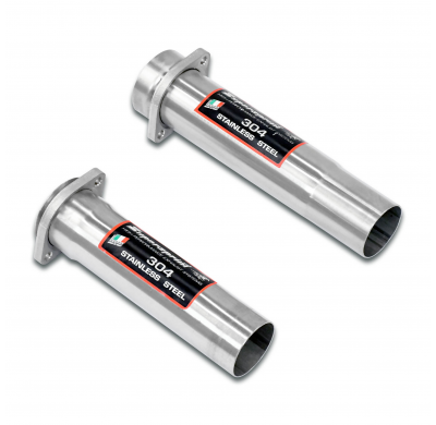 Kit tubos de conexión Sistema "Cat.-back" 100% de acero inoxidable - Solo kit completo MERCEDES W140 S 600 V12 (Long Wheelbase)