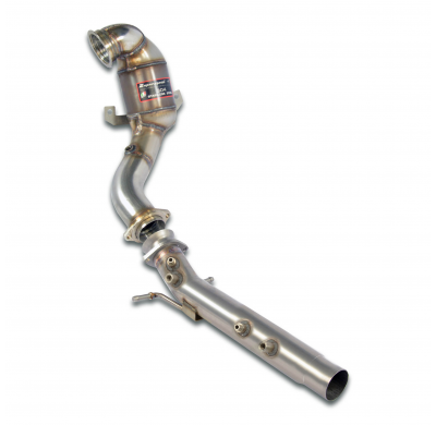 Kit de tubo de escape turbo + convertidor catalítico metálico 200 CPSI ALTERNATIVA: Downpipe kit para sistema de escape OEM, Ø80
