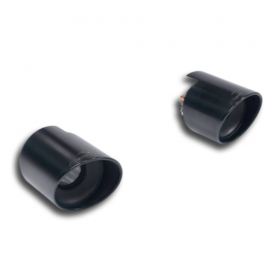 Endpipe kit Right - Left "Gun Metal Grey" O 120 Sistema de escape "Cat.-back" 100% de acero inoxidable - También para modelos co