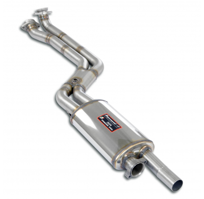 escape delantero Sistema 100% de acero inoxidable, 2 x Ø54 mm - Kit completo únicamente (solo para vehículos con volante a la iz