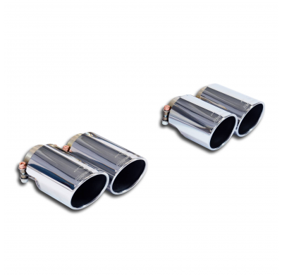 Colas de escape Derecha-Izquierda OO100 Sistema "Cat.-back" 100% de acero inoxidable - Solo kit completo MASERATI Grecale "Trofe