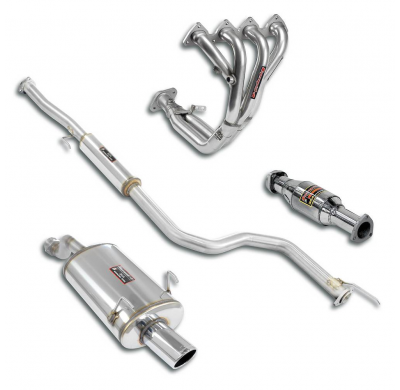 Track Performance Package Ø60mm, Complete system Sistema completo 100% de acero inoxidable HONDA / ACURA INTEGRA Coupè 1.8i Type