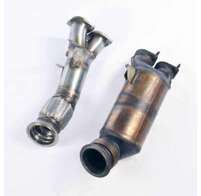 Turbo Downpipe Kit (Reemplaza Catalizador) Para Motor N55  - Bmw E88 Cabrio 135i 3.0i Turbo (306 Cv N55 Motor) '05/2010 -> 2013