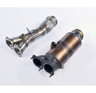 Turbo Downpipe Kit (Reemplaza Catalizador) Para Motor N55  - Bmw E88 Cabrio 135i 3.0i Turbo (306 Cv N55 Motor) '05/2010 -> 2013