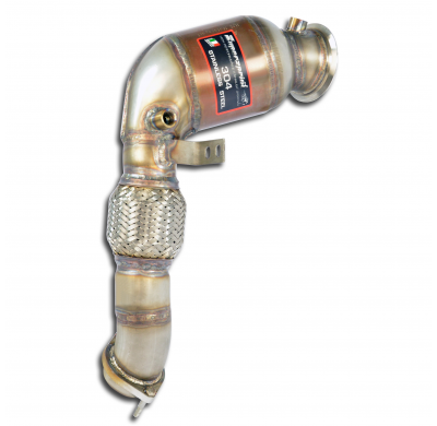 Turbo Downpipe Kit + Catalizador Metalico Derecho  - Bmw F12 / F13 650i Xdrive 2011 -> 2012 Supersprint