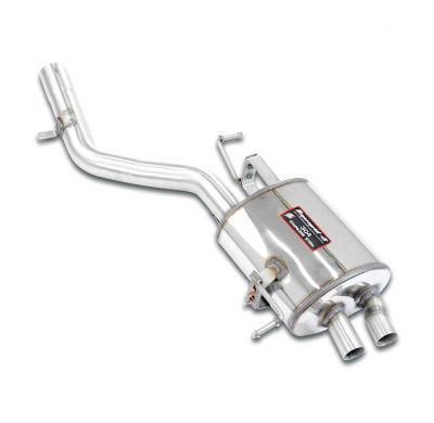 Silencioso trasero derecho ALTERNATIVA:Sistema 100% Acero Inox Derecha-Izquierda para paragolpes OEM modelos 740i/750i/740d ESTE