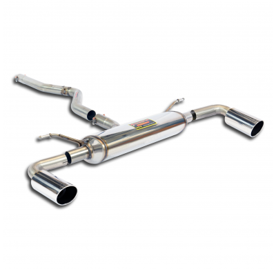 Tubo De Conexion + Slencioso Trasero Derecho O90-Izquierdo O90 - Bmw F20 / F21 Lci 116d Efficient Dynamics (B37 Engine - 116 Cv)