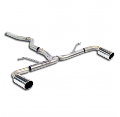 Tubo Conexión + Tubo Trasero Derecho-Izquierdo O90 (Anula Silencioso)  - Bmw F22 218d (N47n Engine - 143 Cv) 2013 -> 2015 Supers