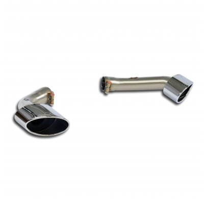 Kit Colas De Escape Derecha-Izquierda 150x105 (Para Paragolpes Oem) - Bmw E71 X6 40ix Xdrive (Motor N55) 2012 -> 2014 Supersprin