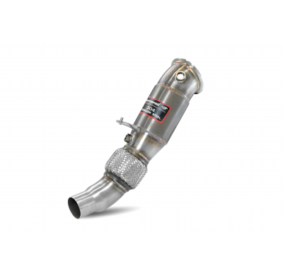 Downpipe + Catalizador metalico 100CPSI Sistema 100% Acero Inox tamaño grande Ø70mm BMW F22 220i 2.0T (N20 Motor - 184 CV) 2014