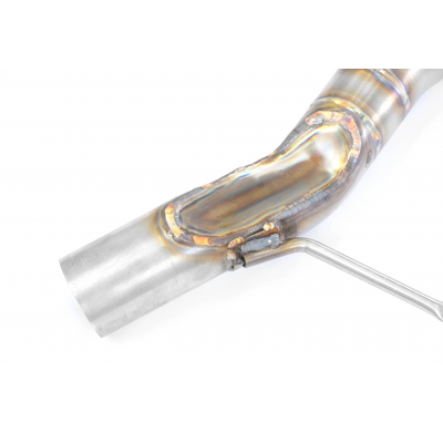 Kit de tubos centrales "X-Pipe" ALTERNATIVA:Sistema 100% Acero Inox para colectores OEM BMW E64 Cabrio M6 5.0i V10 ' 05 -> Kit t
