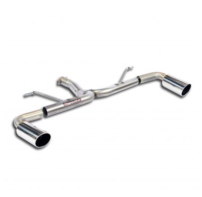 Tubo Trasero Derecho-Izquierdo O100 (Anula Silencioso) - Bmw F32 Lci Coupè 435dx (313 Hp) 2016 -> (ø76mm) Supersprint