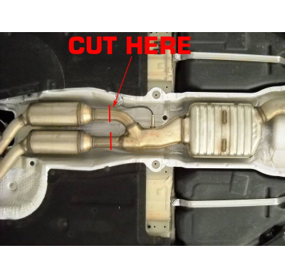Tubo Central (Reemplaza Escape Central Oem) - Bmw F10 / F11 528i (N52n/N53 Engine-6 Cyl.- 254 Cv) '09 -> '11 Supersprint