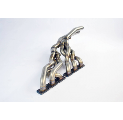 Colector Inox (Volante a La Derecha )Para Catalizador Original  - Bmw E36 325i 24v (Sedan / Coupé / Cabrio / Touring) ' 92 -> '